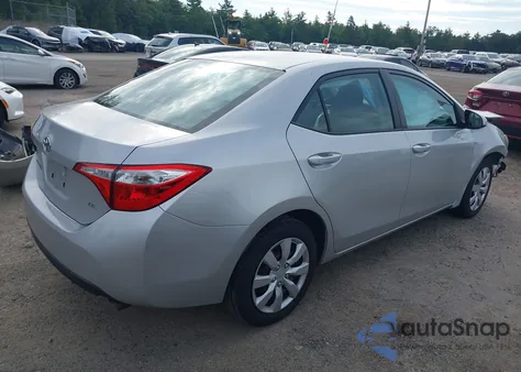 2016 Toyota Corolla Le из США, поврежденный, VIN 2T1BURHE4GC598725